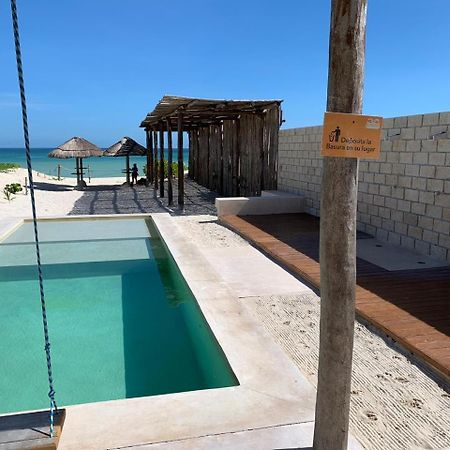 Telchac Villa De 3 Pisos Con Club Playa Telchac Puerto Eksteriør billede