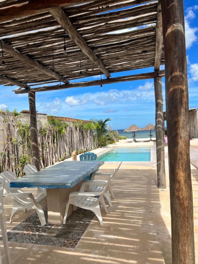 Telchac Villa De 3 Pisos Con Club Playa Telchac Puerto Eksteriør billede